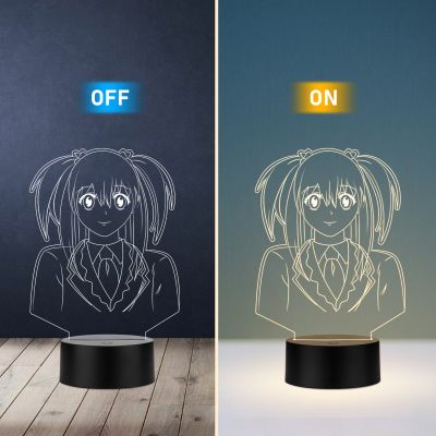 Anime Girl Design Night Lamp